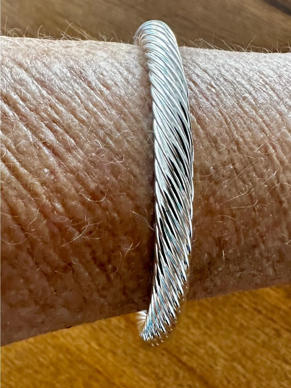 David Yurman Style Cable Classics Sterling Silver Bracelet 925